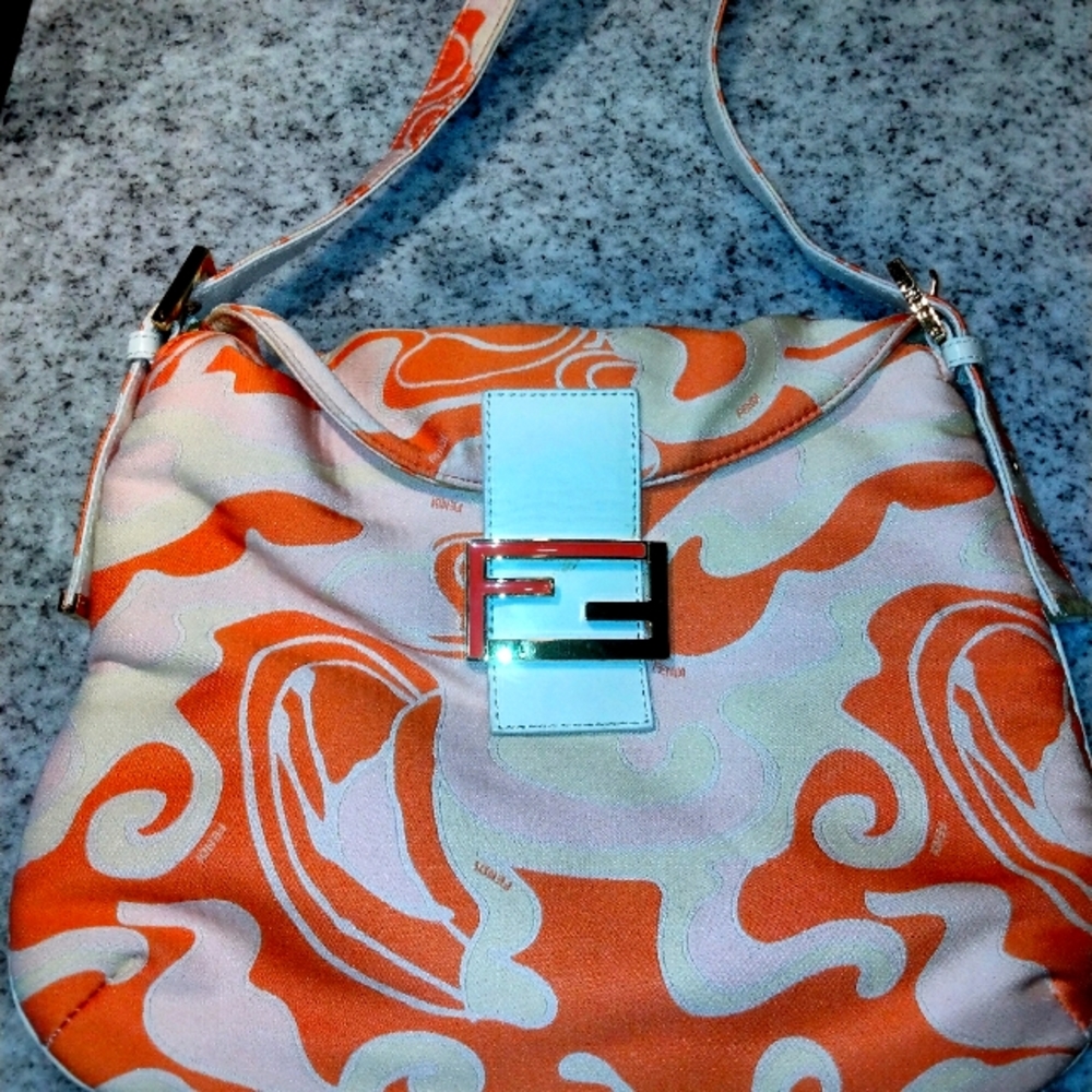Fendi Silk Medium Bag Authentic!